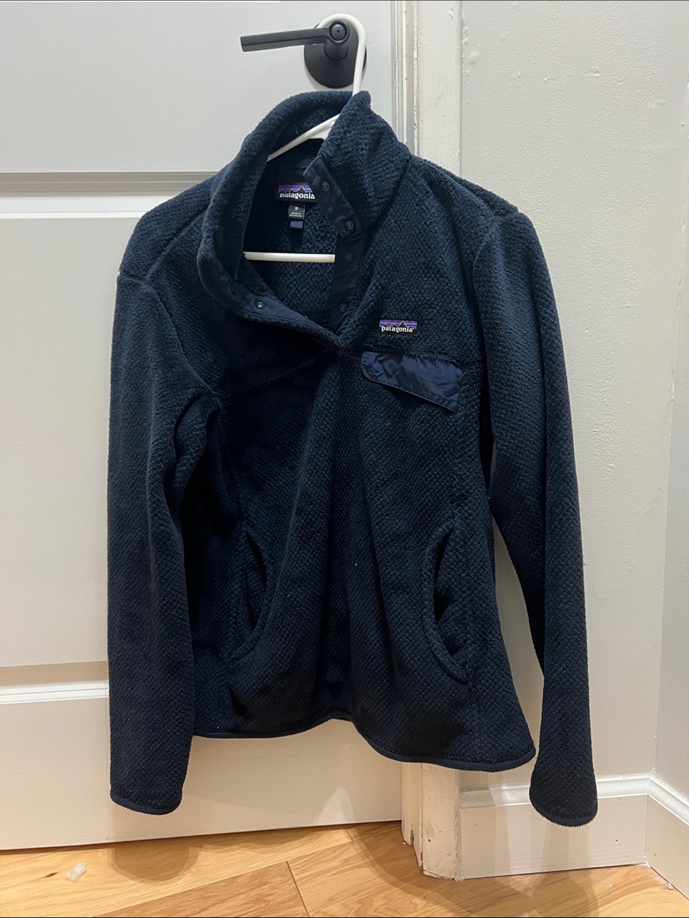 Patagonia Navy Women's Re-Tool 1/2 snap Fleece Jacket